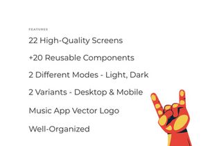 Neumorphic Music Web App UI Kit
