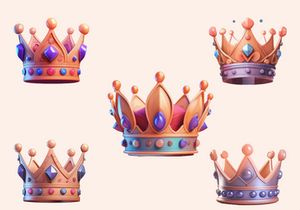 Royal Golden Crown kings PNG Clipart