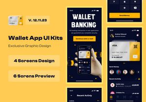 Wallet Banking App UI Kits