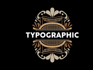 Vector Decorative Vintage Typography Elements, Greeting Card Design preview picture