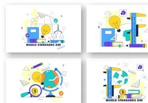 10 World Standards Day Illustration