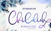 Childish Handlettering Script Font