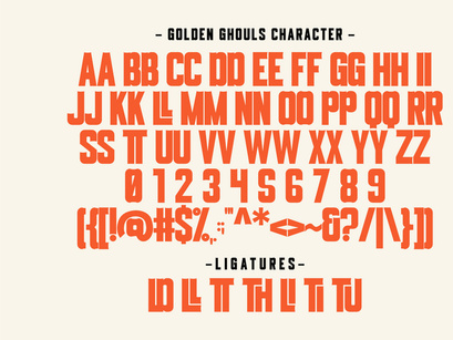 Golden Ghouls - Display Font