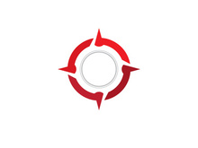 Compass Logo icon illustration design