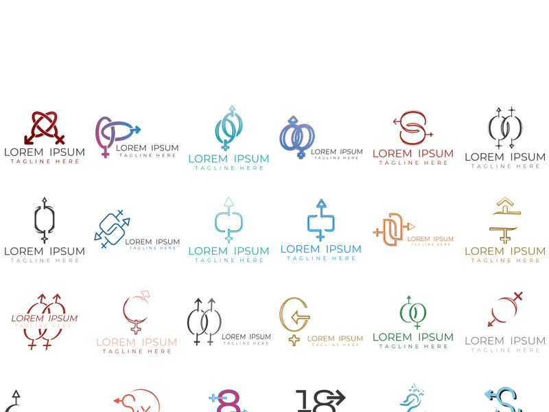 Gender logo design