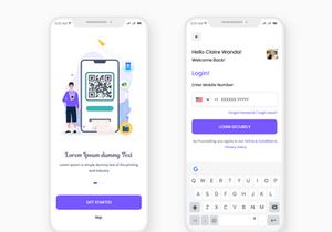 Recharge and Money Transfer Mobile App UI Kit