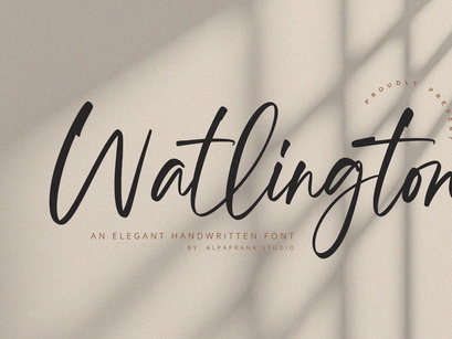 Watlington - Handwritten Font