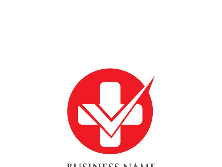 hospital logo and symbol Template, Green logo vector