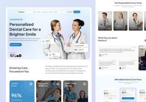 Mediora - Dental Clinic Landing Page