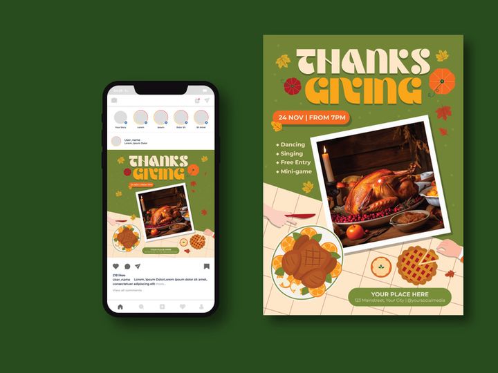 Thanks Giving Day Flyer