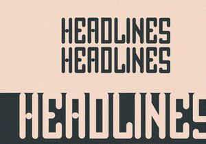 Stone - Condensed Font