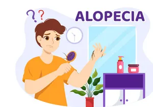 11 Alopecia Hair Loss Illustration