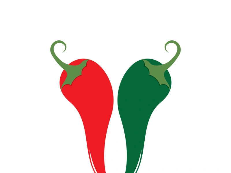Red hot natural chili icon vector illustration
