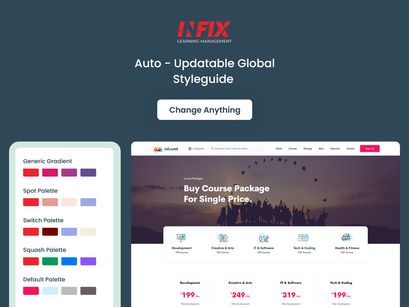 Infix Learning Mangement System (Full App + Database)