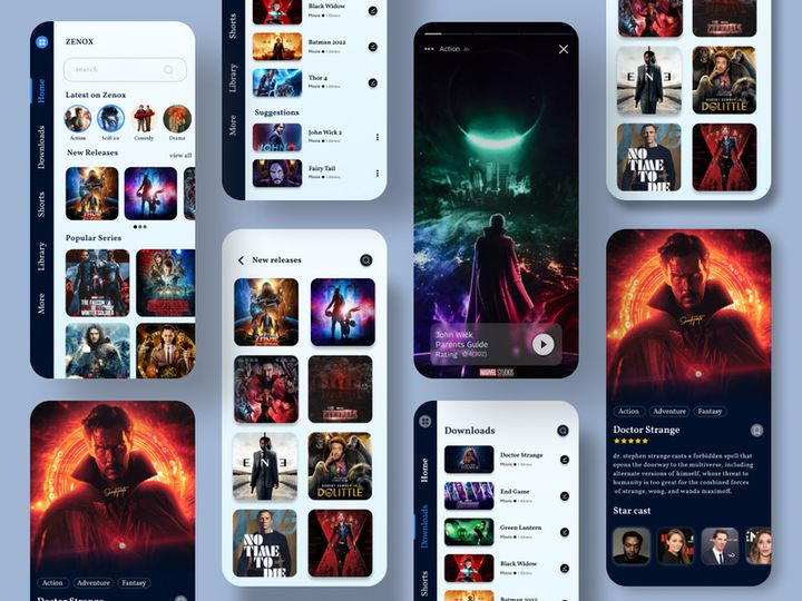 Movie Streaming Mobile App