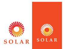 Creative and unique sun logo design.