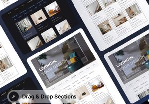 LivingIn - Interior Design Landing Page UI Kit