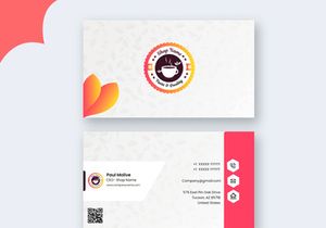 Food and Travel Business Card Design