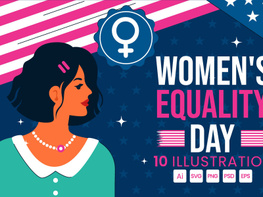 10 Women's Equality Day Illustration preview picture