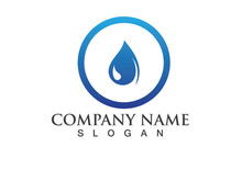 Water drop Logo Template vector