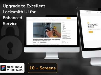 Locksmith UI Kit | Figma Design