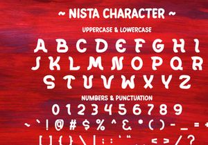 Nista - Quirky Display Font