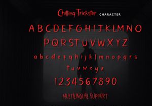 Chilling Trickster - Rough Font