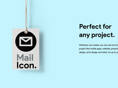 50 Mail Glyph Icon