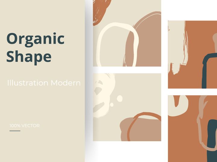 organic abstract shapes