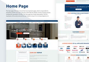 Template UI Repair Figma and Photoshop