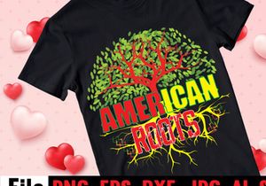 American Roots T-shirt Design