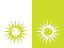 Sun vector illustration icon logo template design