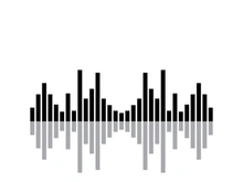 Equalizer Sound waves vector illustration design template