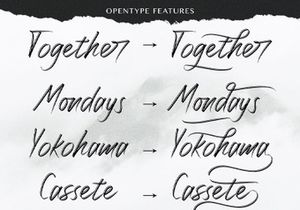 Rattnugidari - Brush Script Font