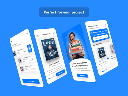 E-book App UI Kit Template
