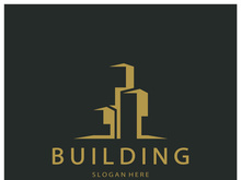 Building logo vector illustration design,Real Estate logo template, Logo symbol icon