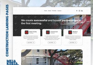 Construction Landing Page Website