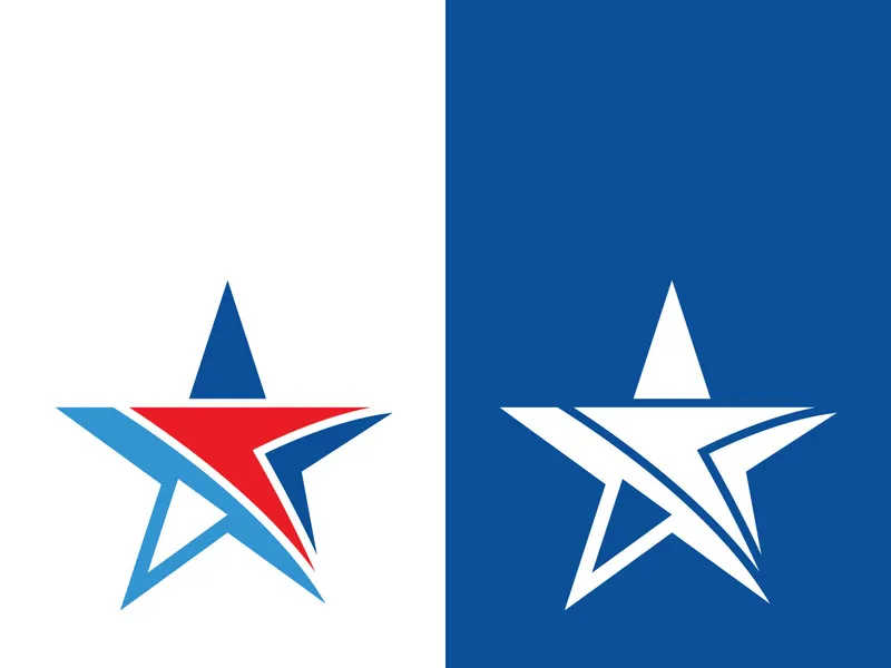 Star icon template vector illustration design