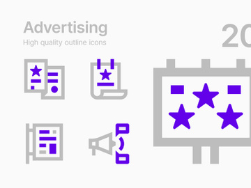 Advertising Icons preview picture