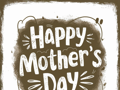 Happy Mother Day Vector Illustration