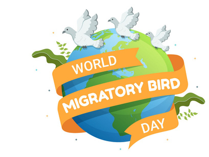 14 World Migratory Bird Day Illustration