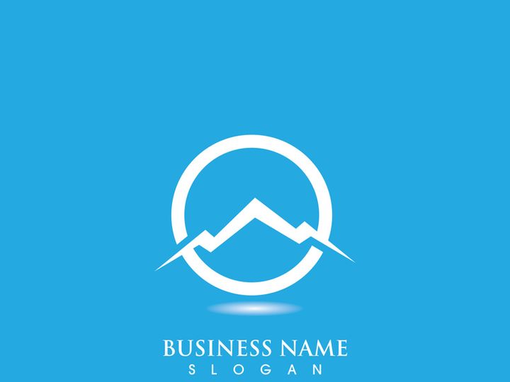 Mountain icon Logo Template Vector illustration design