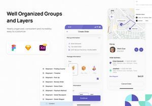 Delivery App UI Kits