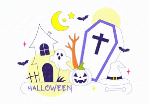 10 Halloween Festive Illustration