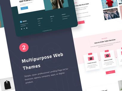 Nisik - Fashion & Taylor Landing Page