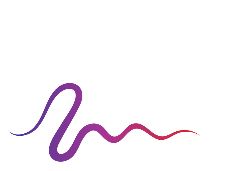 Sound waves vector illustration design template