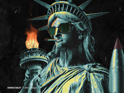 Democrazy – Graphic T-Shirt Design