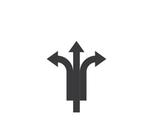 Way vector icon illustration design template