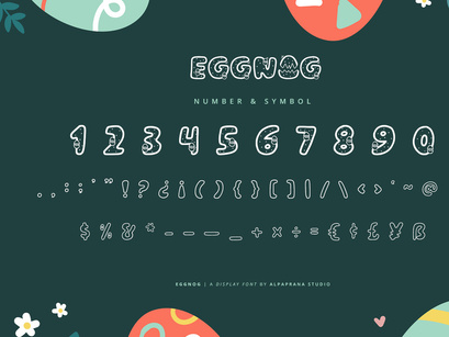 Eggnog - Display Font