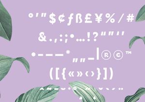 Gania Display Typeface